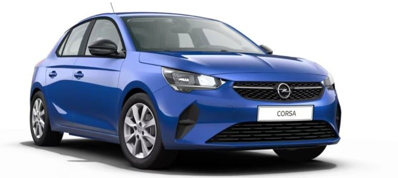 opel corsa edition bleue statique