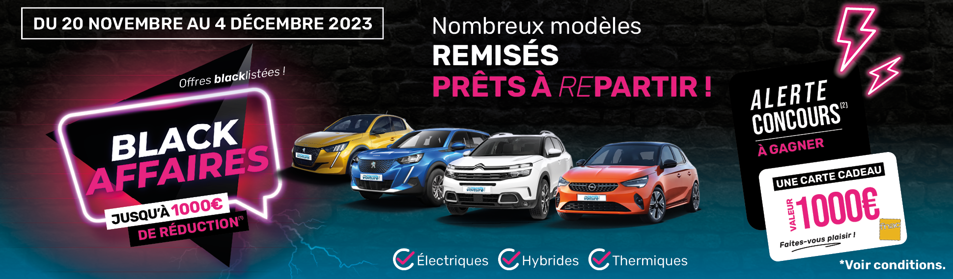 Black Affaire : jusqu'à 1000€ de réduction
