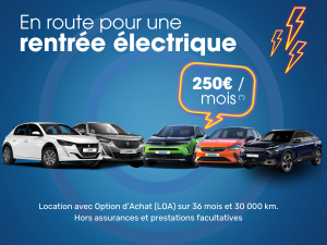 Les Top modèles en LOA à un prix électrique !