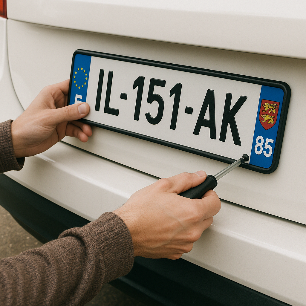 Guide complet pour changer ses plaques d'immatriculation en 2025