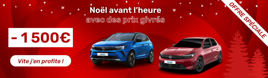 Offre spéciale : jusqu’à -1500€ sur une sélection