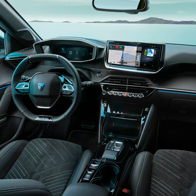 Intérieur 208 : habitacle moderne et finitions personnalisables