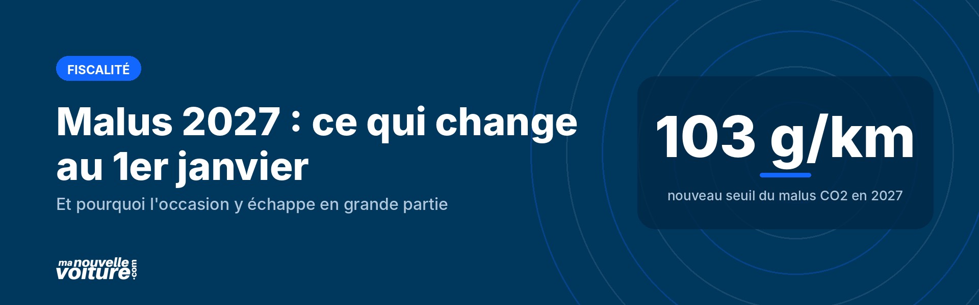 Malus 2027 : barème, malus au poids et cas de l'occasion