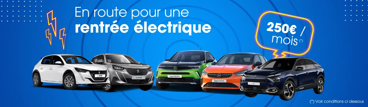 Les Top modèles en LOA à un prix électrique !
