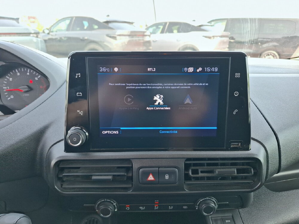 Occasion PEUGEOT Partner PARTNER FOURGON STANDARD 650 KG BLUEHDI 130 S&S EAT8 - ASPHALT