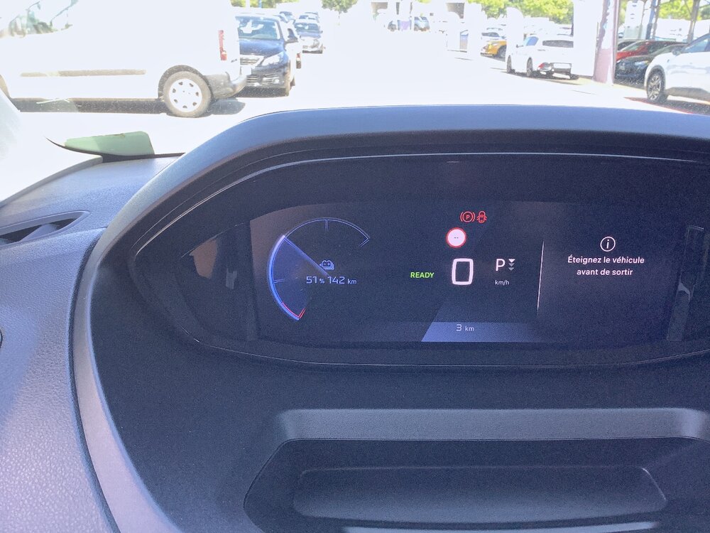 Occasion PEUGEOT Partner E-PARTNER FOURGON M 800 KG 136 CH BATTERIE 54 KWH