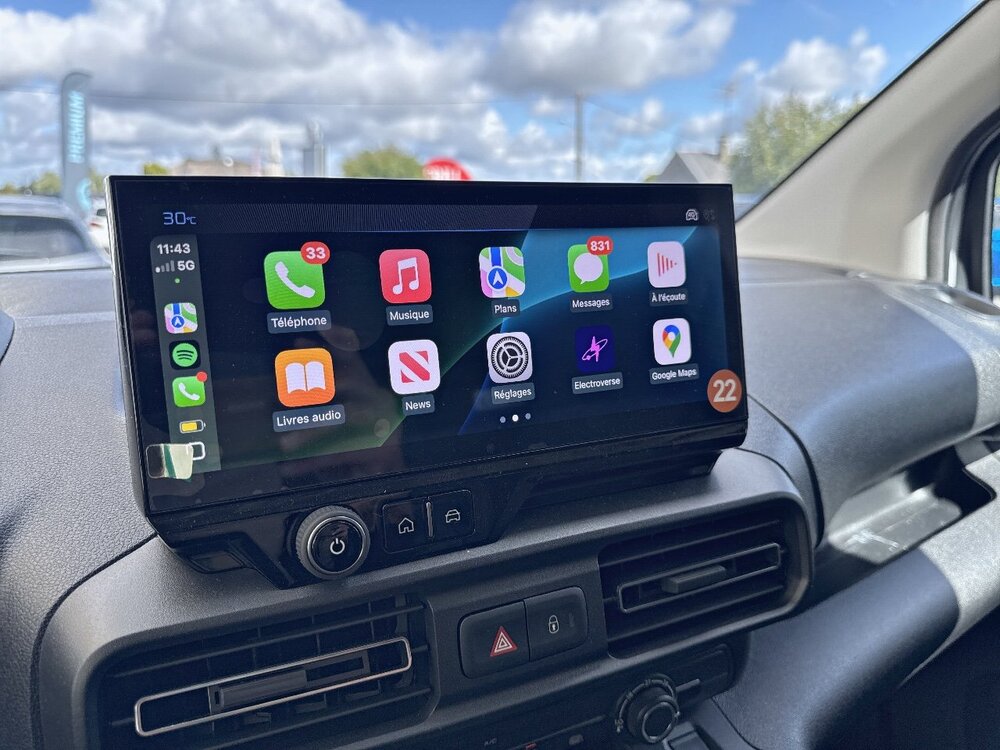 Occasion PEUGEOT Partner E-PARTNER FOURGON M 800 KG 136 CH BATTERIE 54 KWH