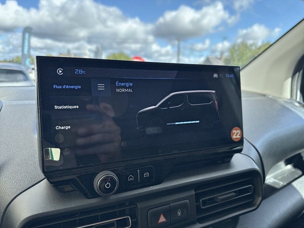 Occasion PEUGEOT Partner E-PARTNER FOURGON M 800 KG 136 CH BATTERIE 54 KWH