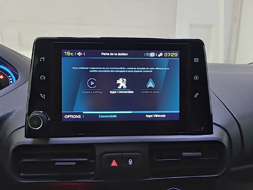 Occasion PEUGEOT Partner E-PARTNER FOURGON STANDARD 800 KG 136 CH BATTERIE 50 KWH - ASPHALT