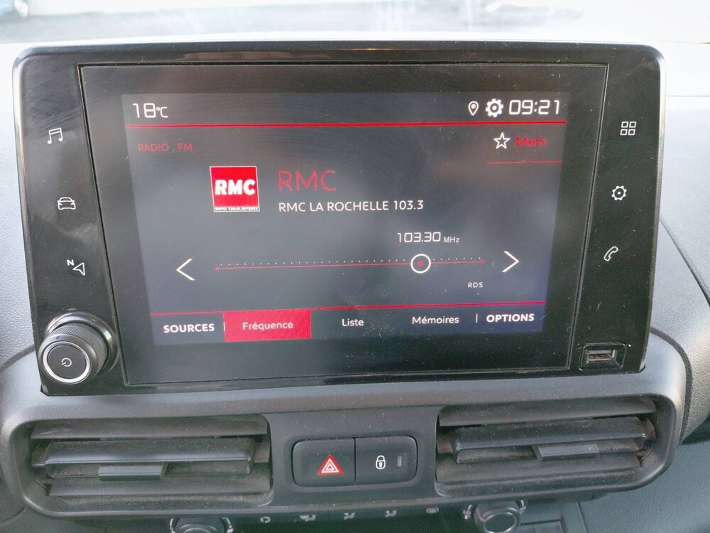 Occasion CITROEN Berlingo BERLINGO VAN TAILLE M 650KG BLUEHDI 100 S&S BVM6